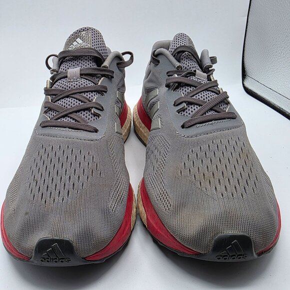 Adidas Sonic Drive Mens Size 10 Gray Scarlet Shoes Athletic Running Walking main image 12